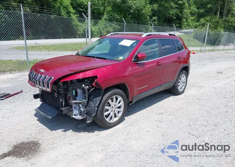 2016 Jeep Cherokee Limited from USA, damaged, VIN 1C4PJMDB3GW267073